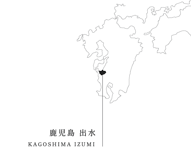 鹿児島出水の地図