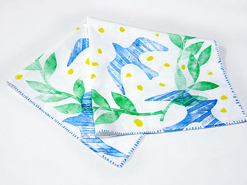 DENKEN WEEK IZUMI 2022 無料休憩所つむぎ 【中原みお】紙版両ハンカチワークショップ EXHIBITION